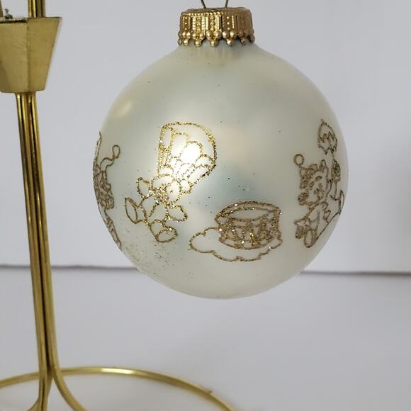 Vintage Mickey unlimited Krebs Mickey Glass Ornament Hand Painted Made in USA - Picture 9 of 11